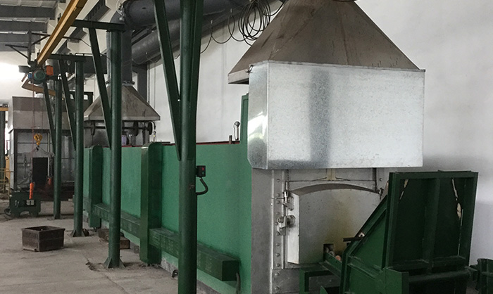 high chrome grinding ball producing plant