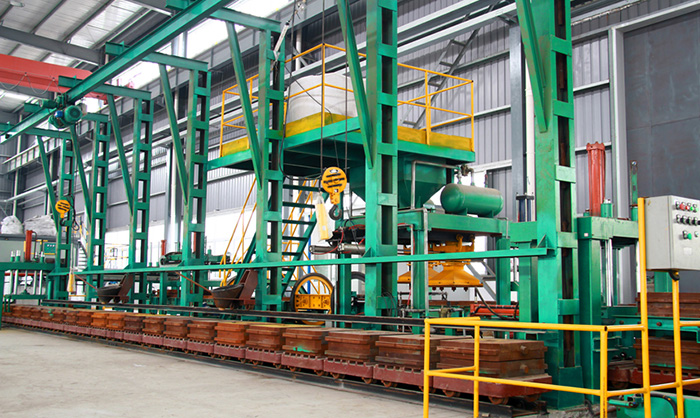 Fully Automatic Horizontal Box-Less Molding Machine