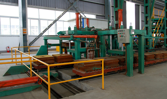 Automatic Horizontal Flaskless Parting Green Sand Molding Machine Line