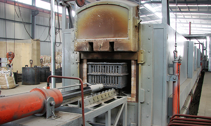 Equipment characteristics of heat treatment production line