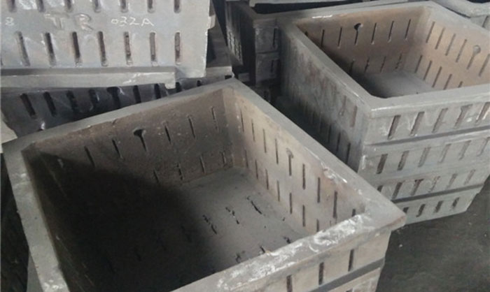 High-temperature Nickel-plate quenching basket for quenching and tempering of cast grinidng media ball