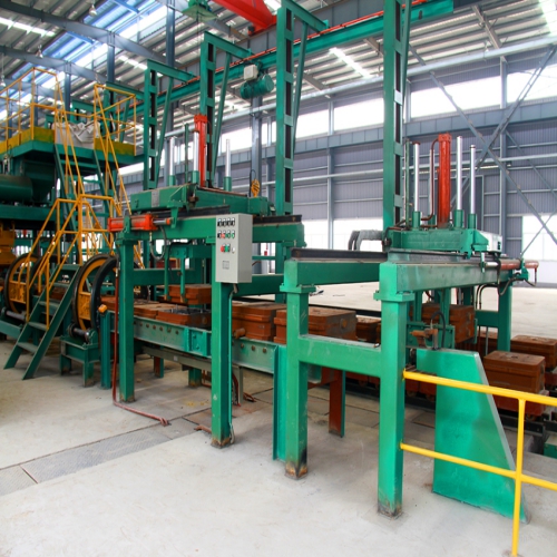 (horizontal parting) iron mould sand casting production line