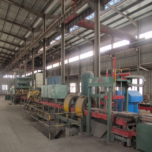 Iron film coating grinding ball production line