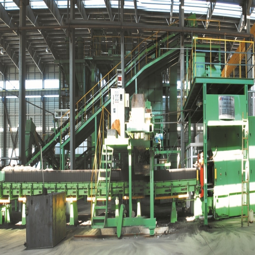 Furan sand Iron mould horizontal production line