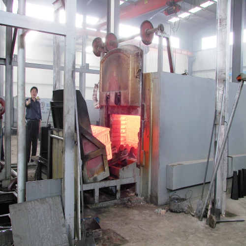 Overturning Full-fiber Bogie-hearth Resistance Furnace