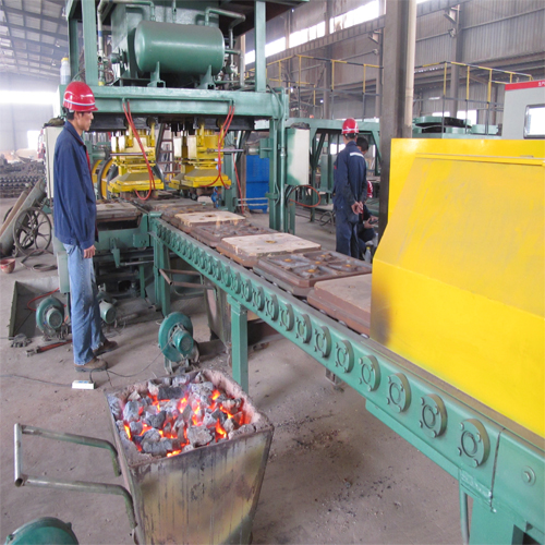 High Chrome mill ball casting production line